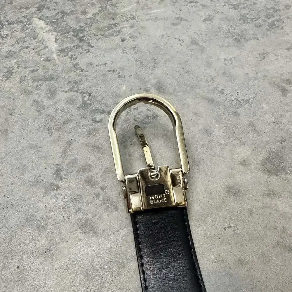 Montblanc Reversible Leather Belt Black/Brown - Size 42